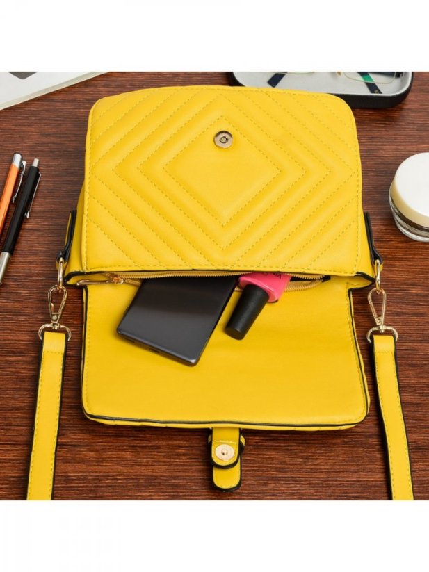 Dámska crossbody kabelka Versoli, Geksa, žltá