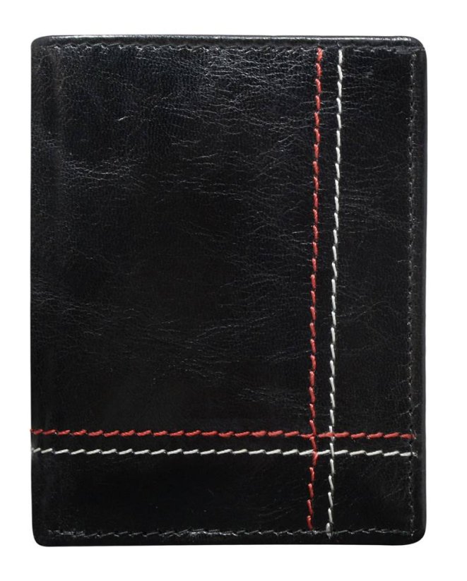 Pánská kožená peněženka Always Wild Falone - Barva: Černá