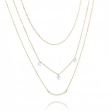 Pozlacený náhrdelník z chirurgické oceli, Xenis