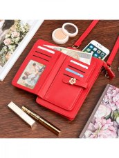 Dámská crossbody kabelka/peněženka Versoli, Excluso, červená