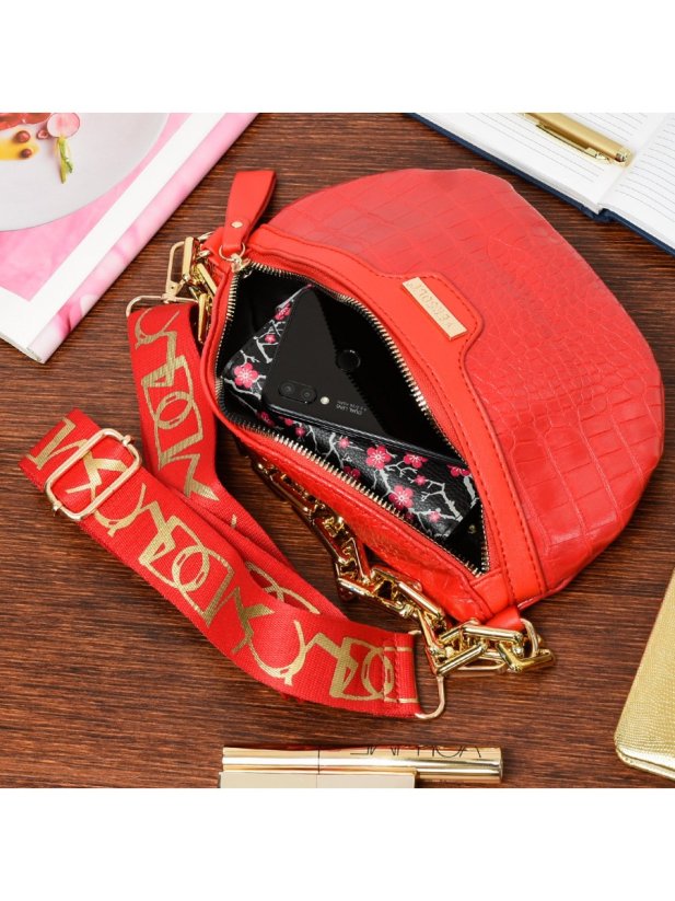 Dámská crossbody/ledvinka Versoli Niamba, červená