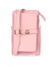 Dámská crossbody kabelka/peněženka Versoli, Excluso, tmavě růžová
