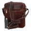 Pánská kožená crossbody taška Diviley Jameson, hnědá