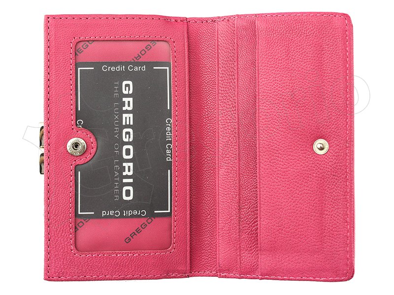 Dámska kožená peňaženka Gregorio Ranoca, červená