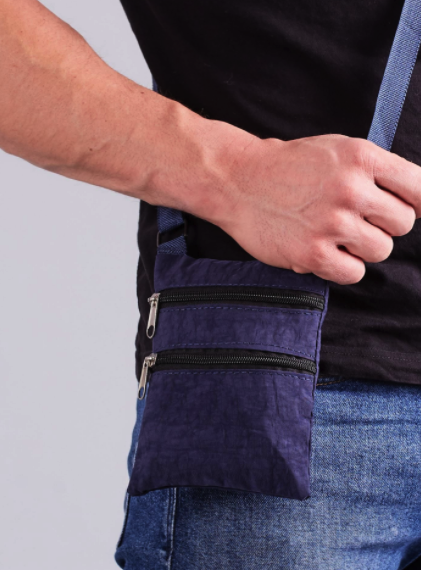 Pánska crossbody taška Lauren Torry, modrá