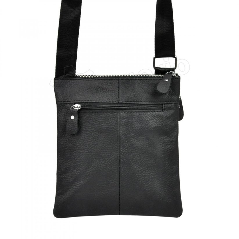 Pánská kožená crossbody taška Giorgio Stagman, hnědá
