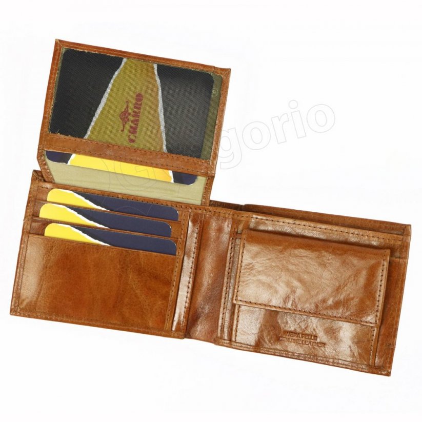 Pánská kožená peněženka Charro, Pulsud, černá