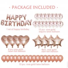Set narodeninových balónikov III, 50 ks