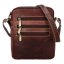 Pánská kožená crossbody taška Diviley Jameson, hnědá