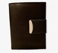 Pánska kožená peňaženka Loranzo Clip, čierna