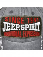 Kšiltovka Jeep Spirit, šedá