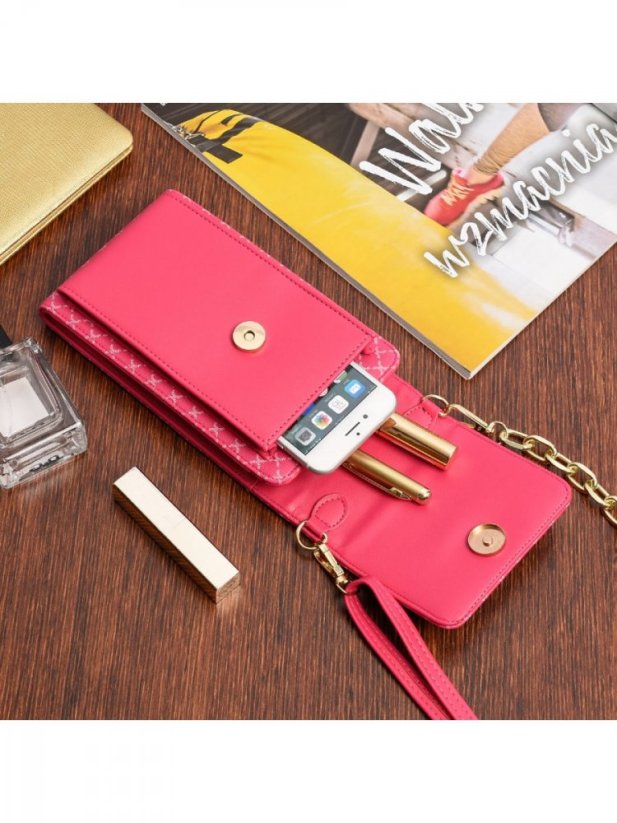Dámská crossbody kabelka/peněženka Versoli, Bores, fuxiová