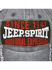 Kšiltovka Jeep Spirit, sivá
