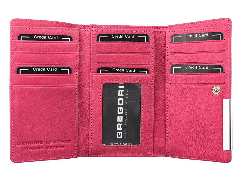 Dámská kožená peněženka Gregorio Ranoca, červená