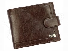 Pánska kožená peňaženka Rovicky Roina, tmavo hnedá