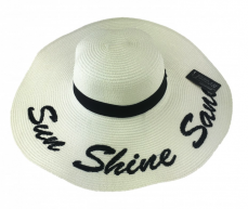 Dámský klobúk Jordan, Shine biely
