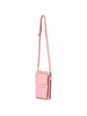 Dámská crossbody kabelka/peněženka Versoli, Excluso, tmavě růžová