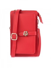 Dámská crossbody kabelka/peněženka Versoli, Excluso, červená