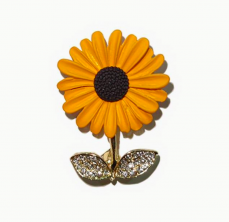Elegantná brošňa Sunflower