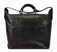 Pánska kožená cestovná taška Pierre Cardin, Fendares, čierna