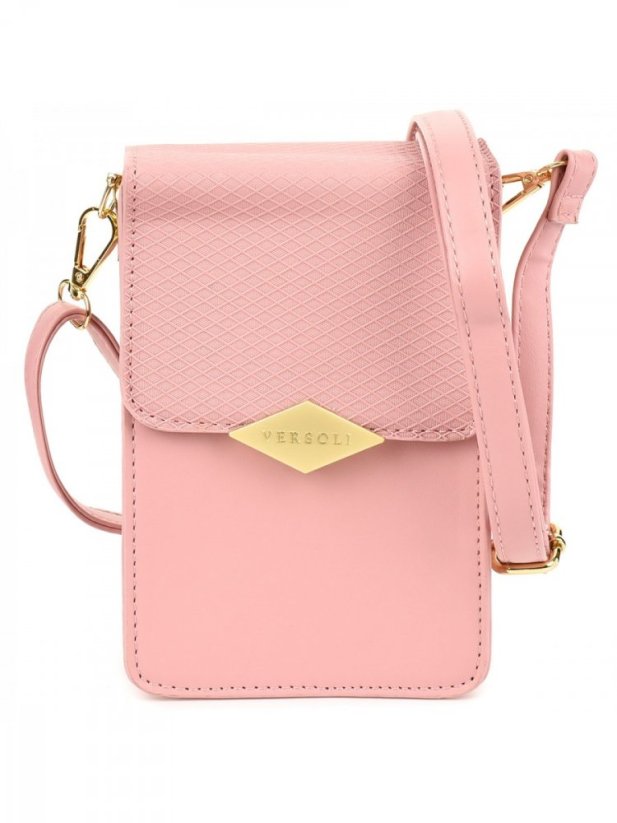 Dámská crossbody kabelka/peněženka Versoli, Julder, růžová