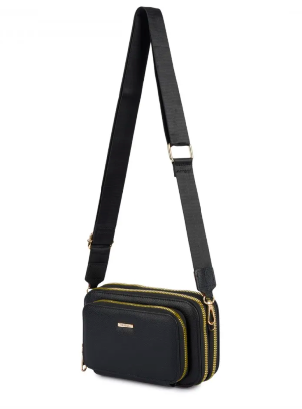 Dámska crossbody kabelka Versoli Setta, čierna