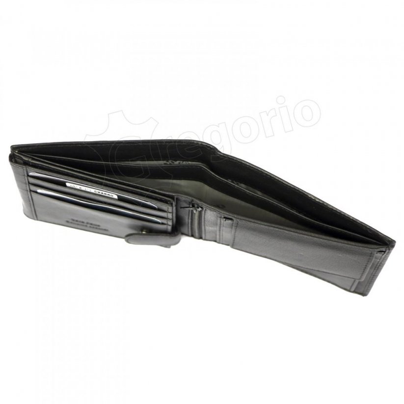 Pánska kožená peňaženka Charro, Genzano, hnedá