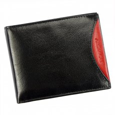 Pánská kožená peněženka Rovicky, Venok, černo/červená