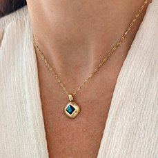Pozlacený náhrdelník z chirurgické oceli, Kosire