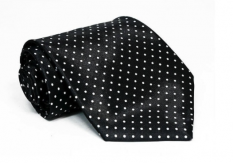 Pánska kravata Cavaldi Walatah, čierna