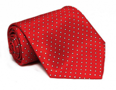 Pánska kravata Cavaldi Walatah, červená